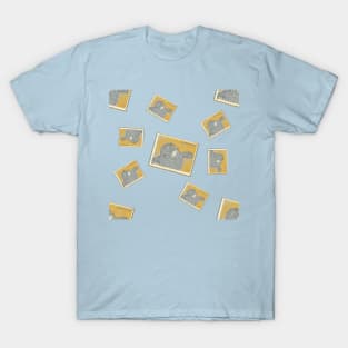 Hawaiian Monk Seal Stamp Pattern T-Shirt